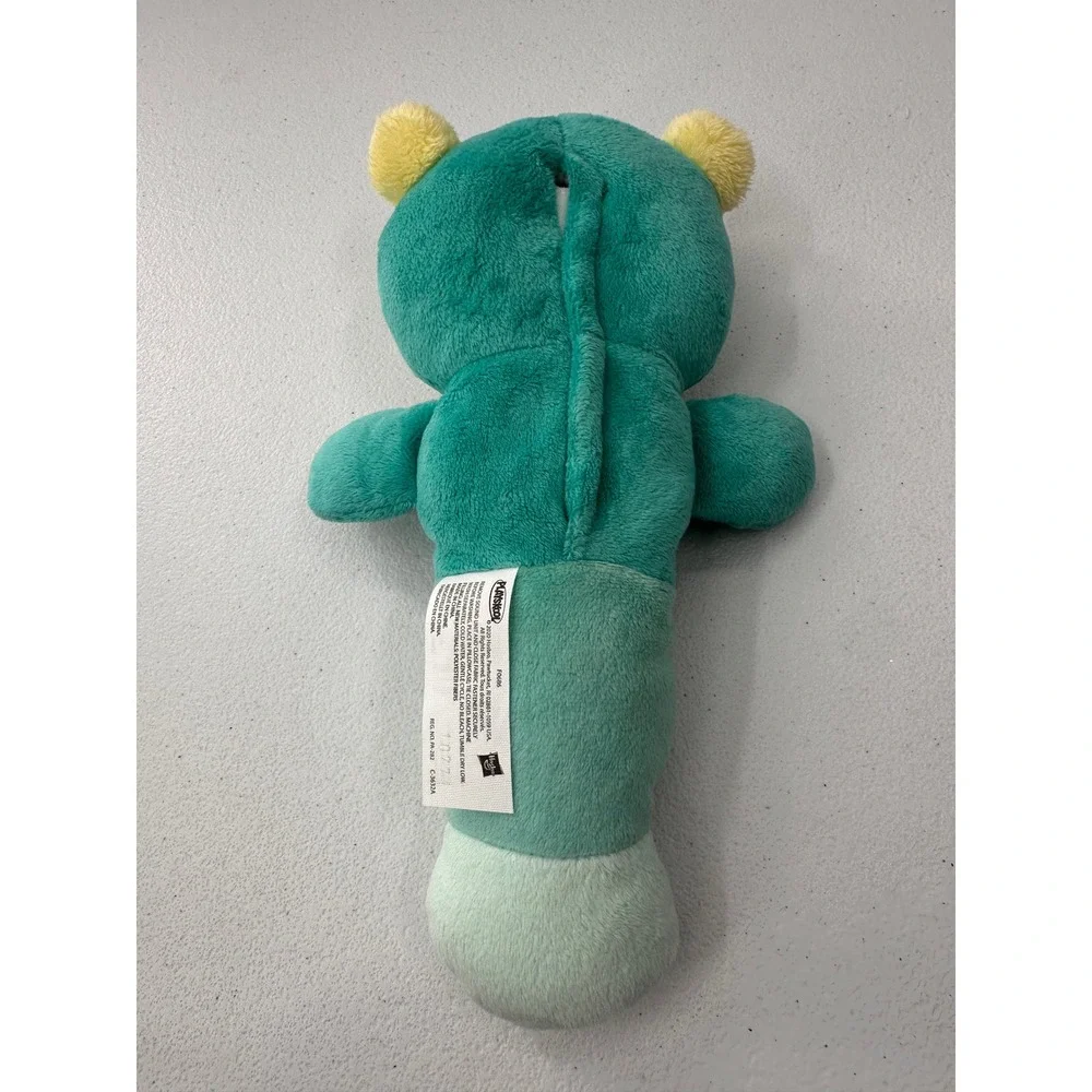 Playskool Gloworm Plush Stuffed Animal Teal Green Sleep Toy 11 Inch Kids Nursery